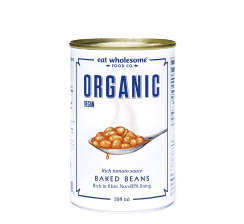 Eat Wholesome Organic Baked Beans 398ml