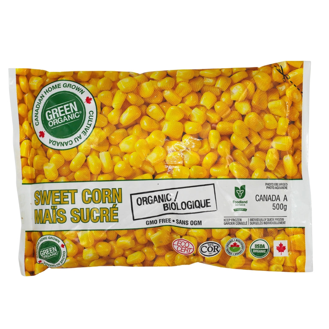 Green Organic Frozen Sweet Corn Organic 500g