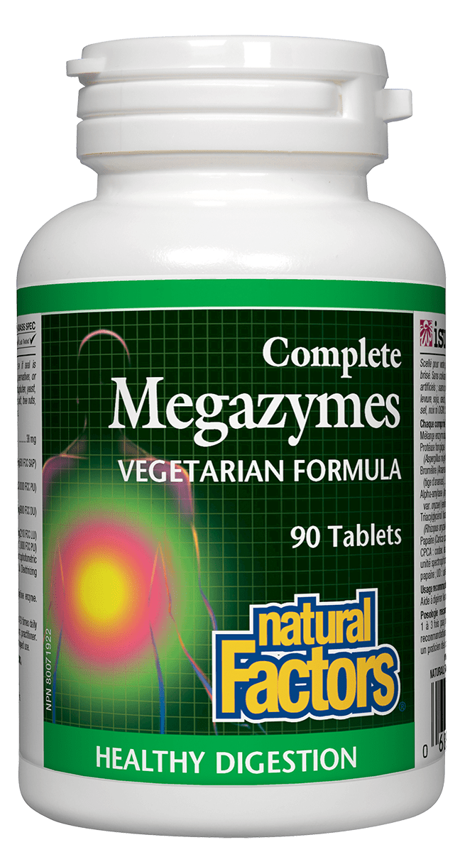 Natural Factors Complete Megazyme 90 Tablets