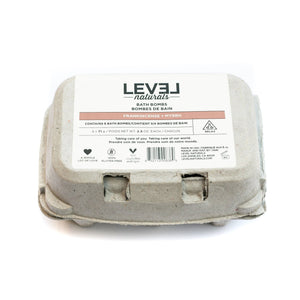 Level Naturals Frankincense + Myrrh Bath Bombs 6pk