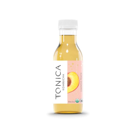 Tonica Luminous Peach Kombucha 355ml