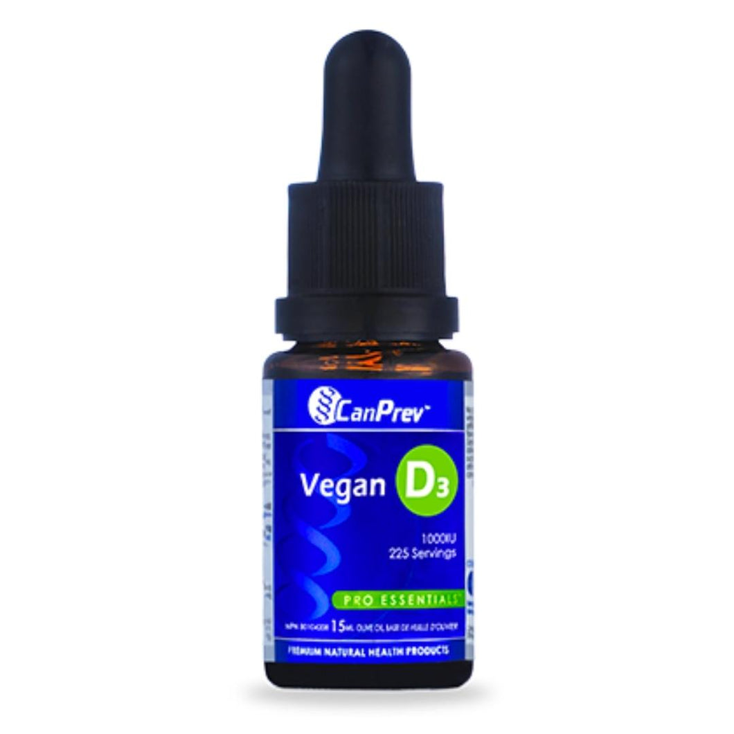 CanPrev D3 Drops 1000IU Vegan 15ml