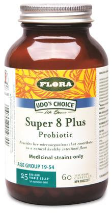 Flora Super 8 Plus Probiotics 60 Vegetarian Capsules