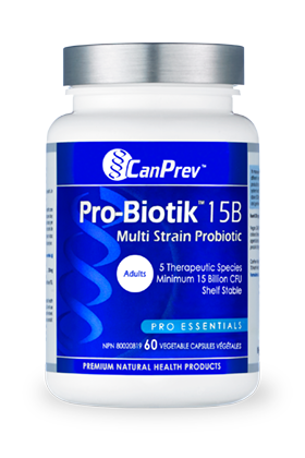CanPrev Pro-Biotik 15 Billion 60 Vegetarian Capsules