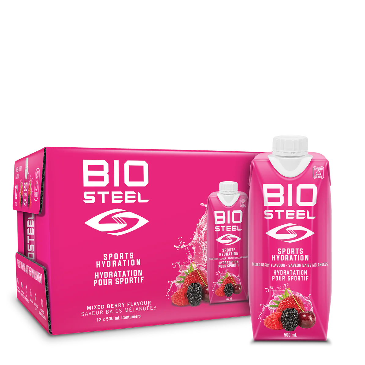 BioSteel Mixed Berry Sports Hydration Drink 500ml