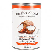 Load image into Gallery viewer, Earth&#39;s Choice Coconut Milk 400ml
