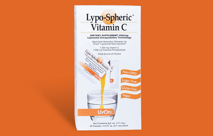 LivOn Labs Lypo-Spheric Liposomal Vitamin C 30 Packets  The Root Cellar PEI