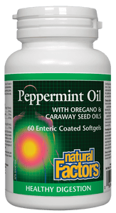 Natural Factors Peppermint Oil capsules 60 softgels