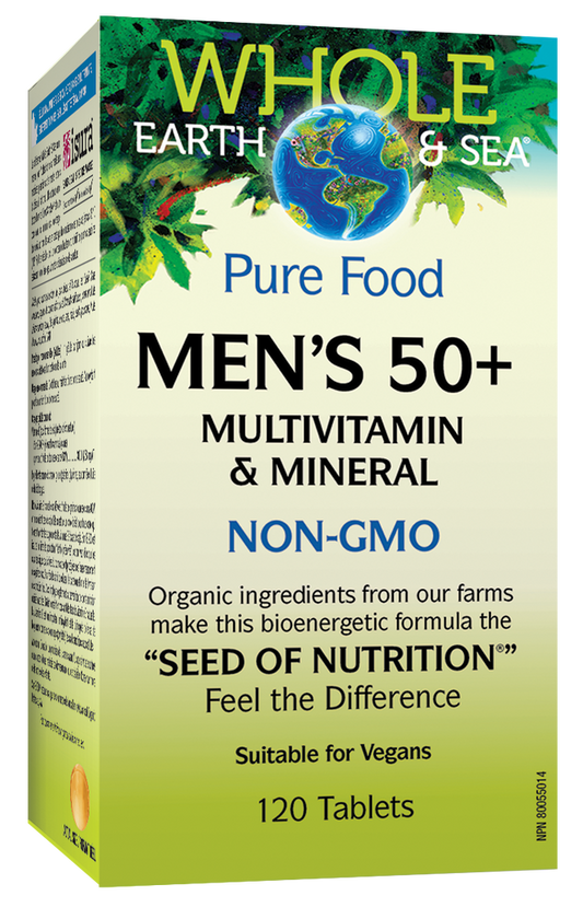 Whole Earth & Sea Men 50 Plus Multi Vitamin 120 Tablets