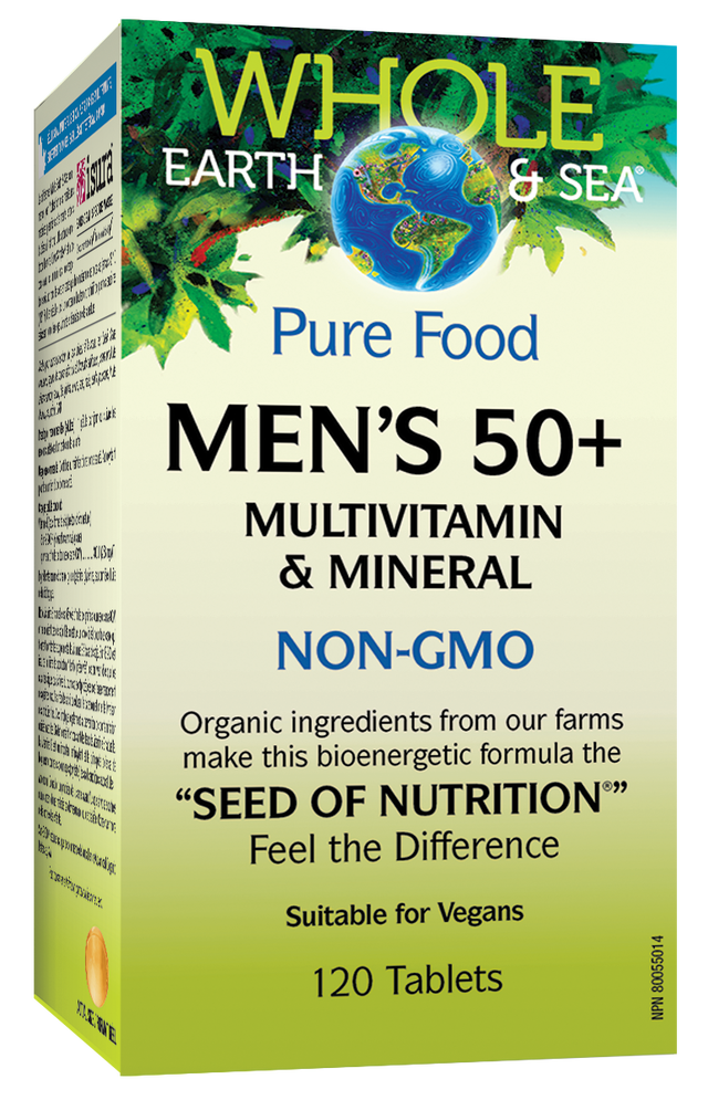 Whole Earth & Sea Men 50 Plus Multi Vitamin 120 Tablets
