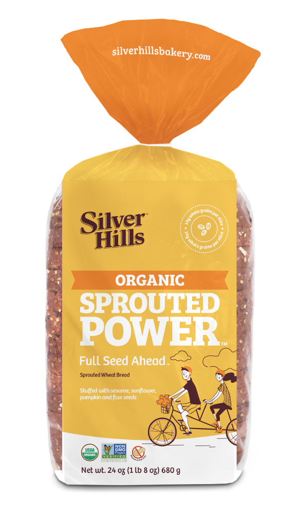Silver Hills Organic Full Seed Ahead Sprouted Wheat Bread 680g