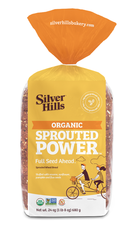 Silver Hills Organic Full Seed Ahead Sprouted Wheat Bread 680g
