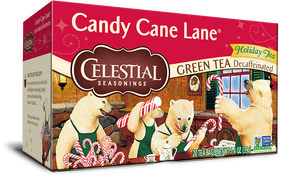 Celestial Seasonings Candy Cane Lane Decaffeinated Green Tea 20 bags