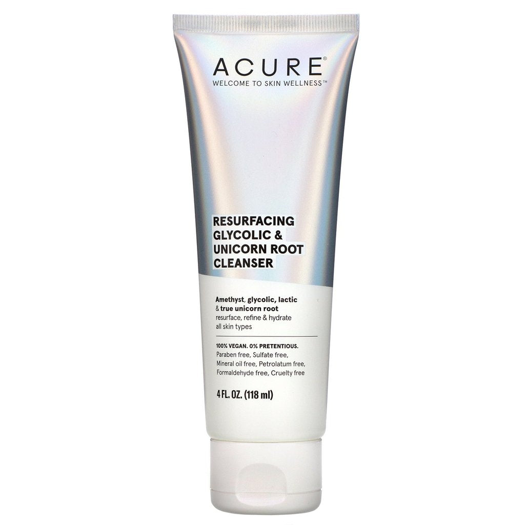 Acure Resurfacing Glycolic Unicorn Root Cleanser 118ml