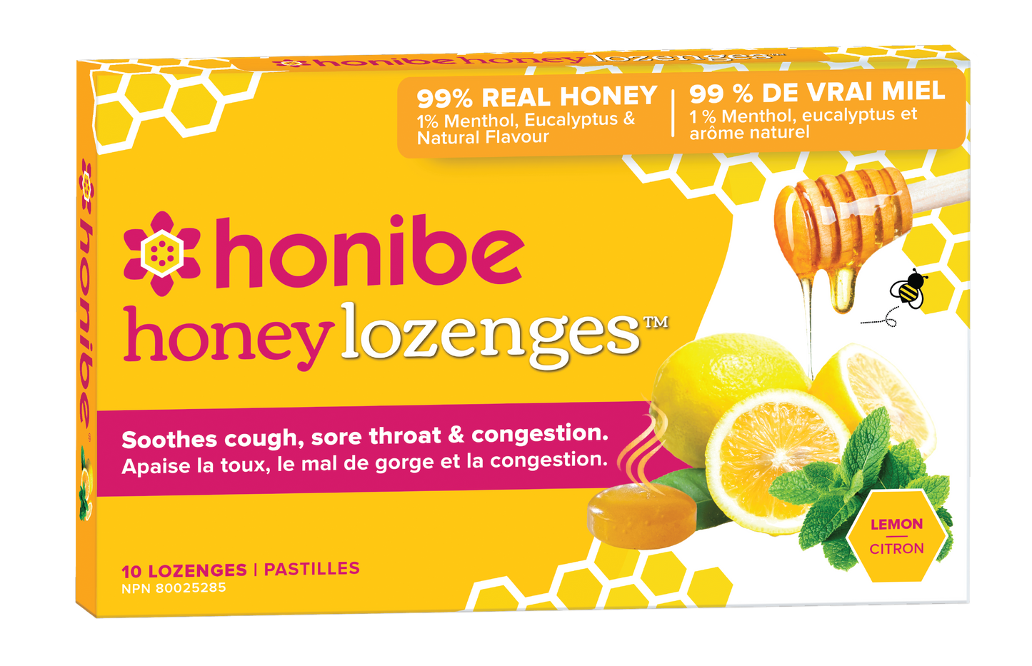 Honibe Lemon Lozenges 10pc