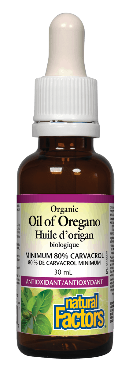 Natural Factors Organic Oil of Oregano 30mg 30ml