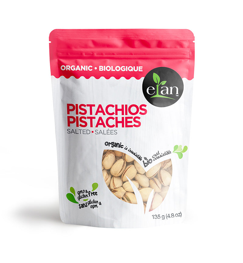 Elan Organic Sea Salted Pistachios 135g