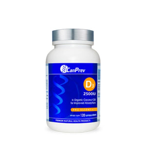 CanPrev D3 2500IU 120 Softgels