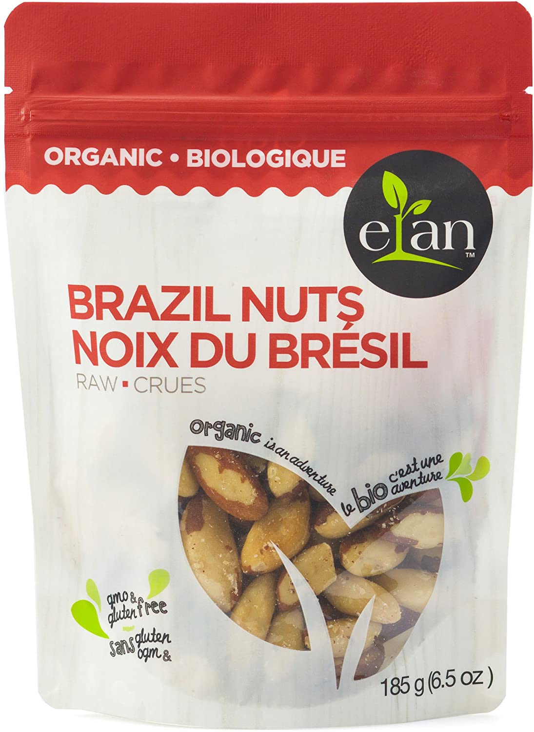 Elan Organic Brazil Nuts 185g