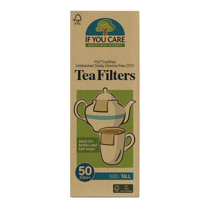 If You Care Unbleached Tea Filters Tall 50 Count