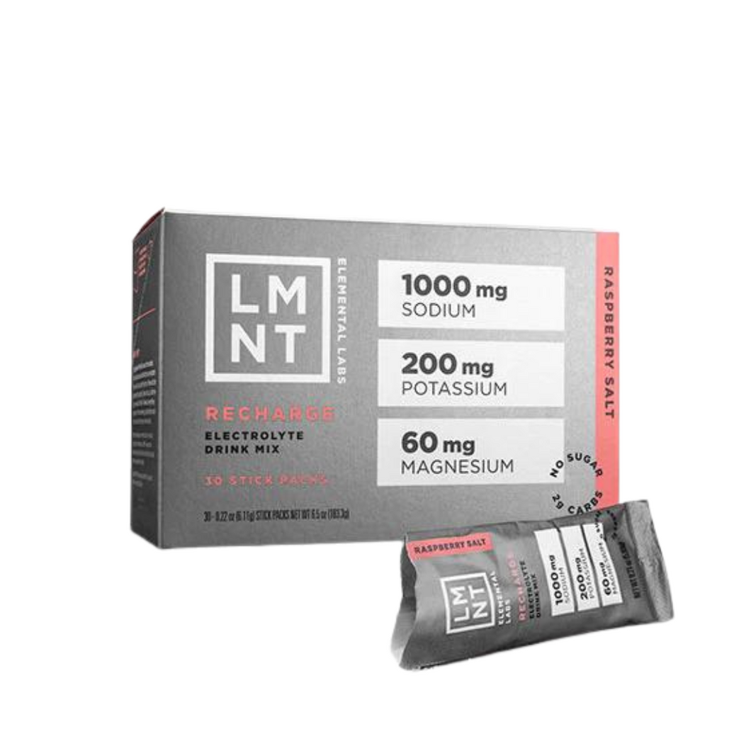 LMNT Recharge Raspberry Salt Electrolyte Mix 6g 30 Pack