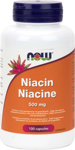 NOW Niacin 500mg 100 Capsules