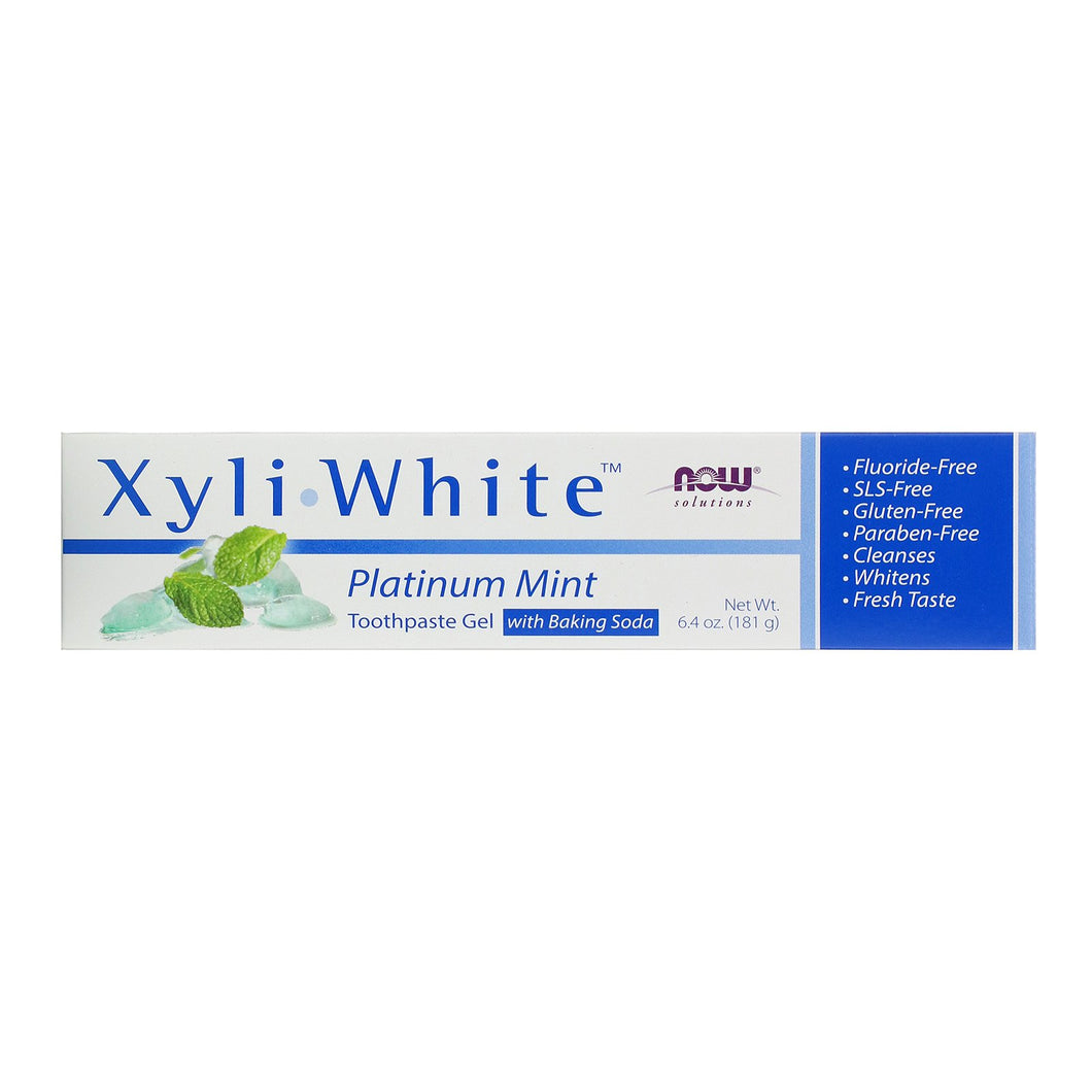 NOW Solutions XyliWhite Platinum Mint Toothpaste Gel 181g
