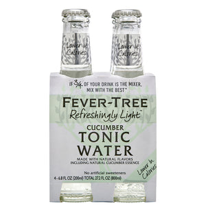Fever Tree Cucumber Tonic Water 200ml 4pk