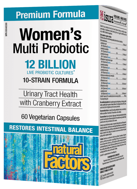 Natural Factors Women's Multi Probiotic 60 Vegetarian Capsules