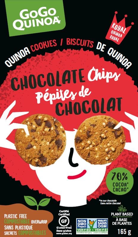 GoGo Quinoa Cookies Chocolate Chip 165g
