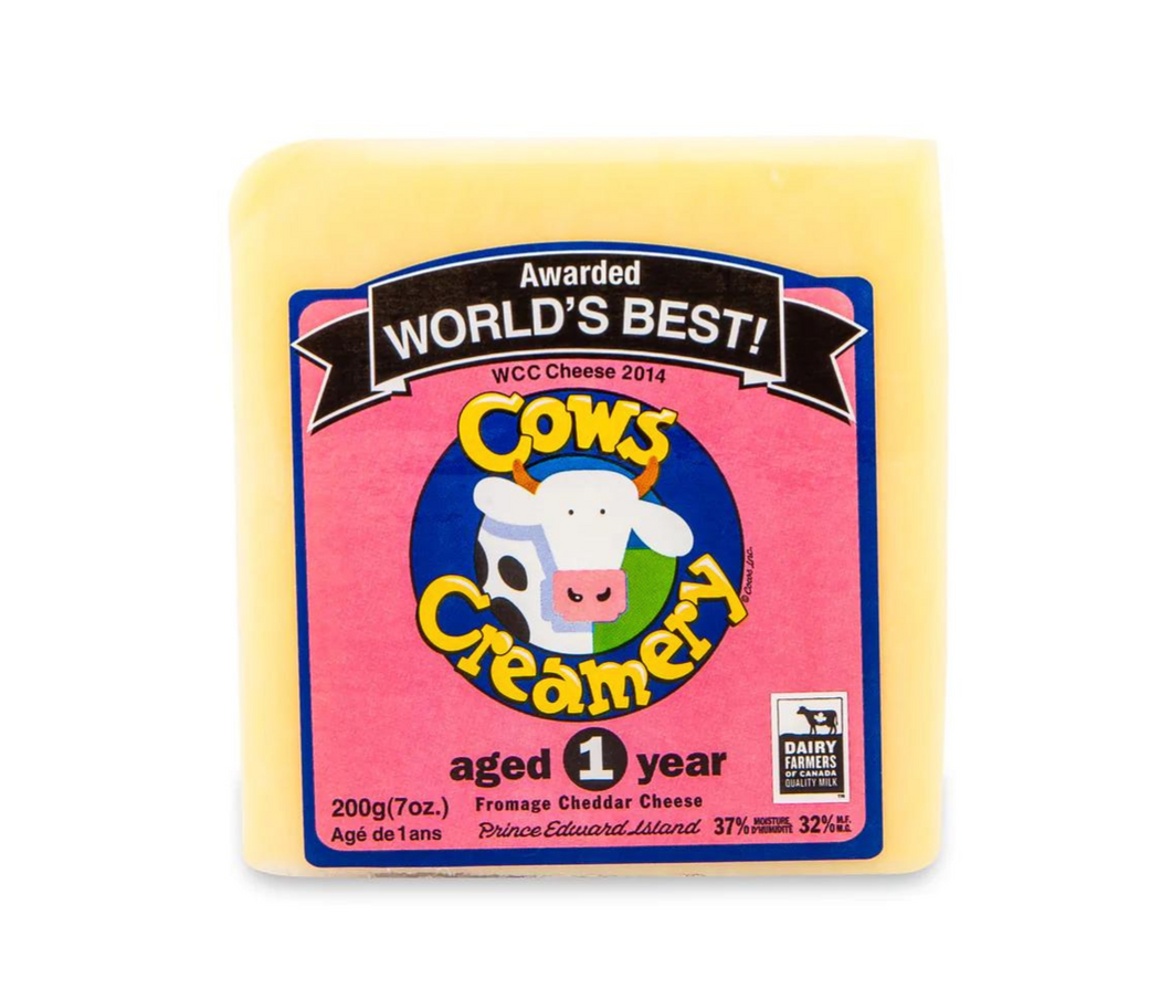Cows Creamery Cheddar Cheese Aged 1 Year