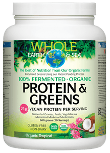 Whole Earth &amp; Sea Protein and Greens Tropical 660g