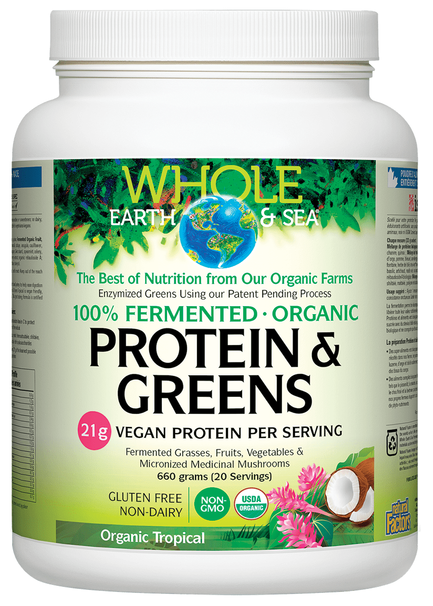 Whole Earth & Sea Protein and Greens Tropical 660g