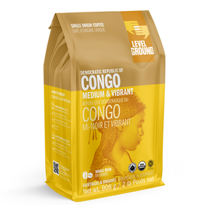 Level Ground Organic Congo Medium Roast Coffee 907g