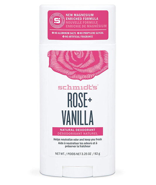 Schmidt's Rose and Vanilla Deodorant 92g