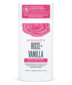 Schmidt's Rose and Vanilla Deodorant 92g