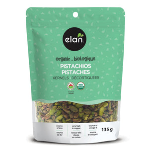Elan Organic Shelled Raw Pistachios 135g