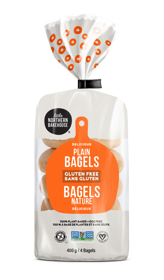 Little Northern Bakehouse Gluten Free Plain Bagels 400g