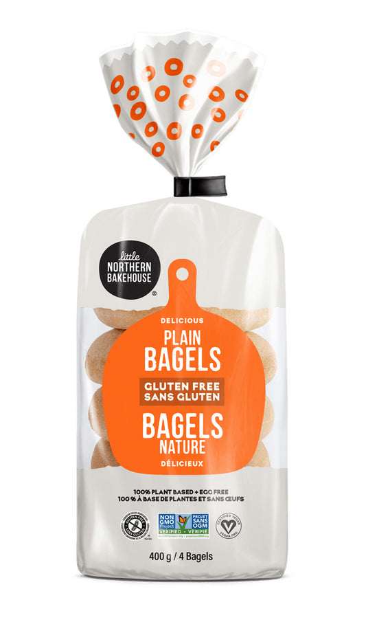 Little Northern Bakehouse Gluten Free Plain Bagels 400g