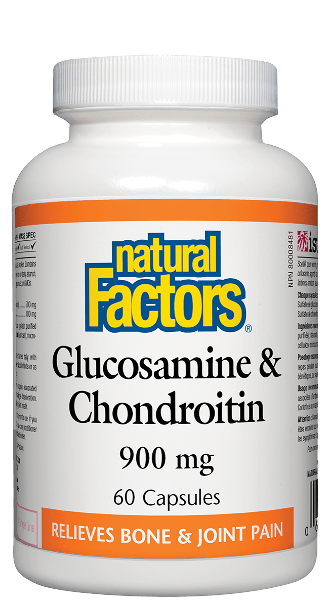Natural Factors Glucosamine and Chondroitin 60 Capsules