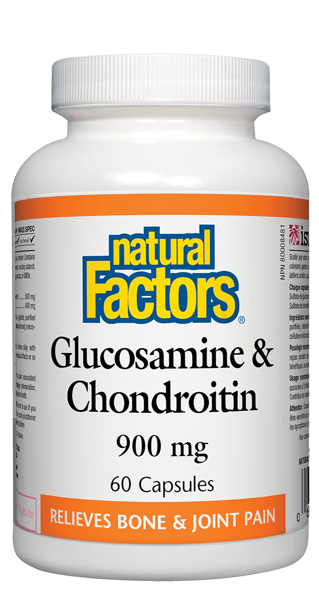 Natural Factors Glucosamine and Chondroitin 120 Capsules