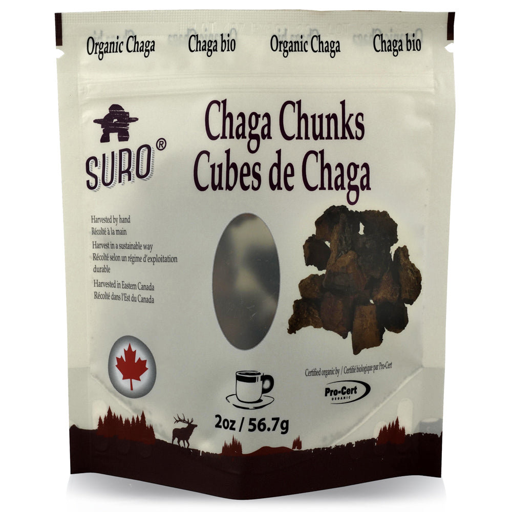 Suro Organic Canadian Chaga Chunks 56.7g