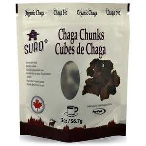 Suro Organic Canadian Chaga Chunks 56.7g