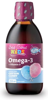 Sealicious Cotton Candy Kids Omega-3 250ml