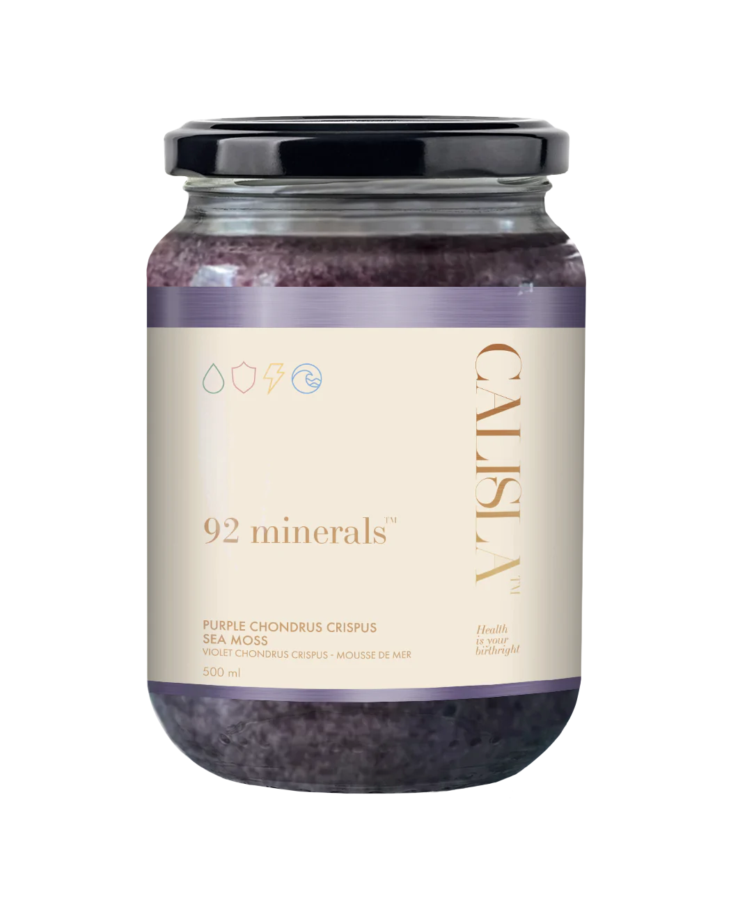 Calisla 92 Minerals Purple Sea Moss Gel 500ml