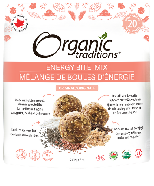 Organic Traditions Energy Bites Original 220g