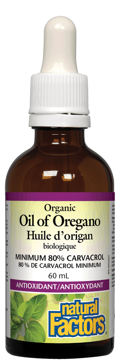 Natural Factors Organic Oil of Oregano 30mg 60ml