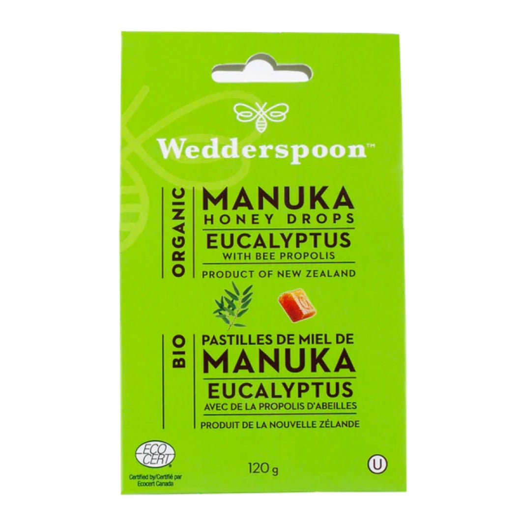 WS Manuka Honey + Eucalyptus Drops 120g