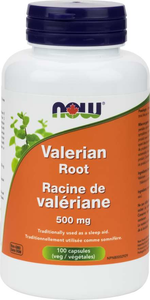 NOW Valerian Root 500mg 100 Vegetable Capsules