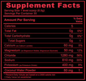 Redmond Re-Lyte Hydration Electrolyte Mix Strawberry Lemonade 30 Servings 195g